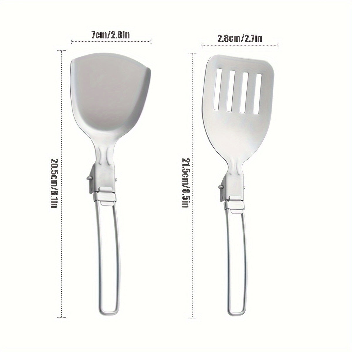 304 Stainless Steel Cutlery Set Portable Folding Kitchenware