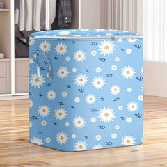 Floral Foldable Drawer Storage Bag Large Moving Bag Space Saver Organ