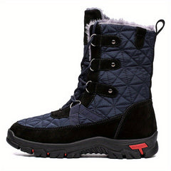Men's Snow Boots Warm Cozy Non slip Waterproof Cotton Ankle Boots