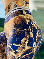 Tie Dye Tummy Control Yoga Leggings