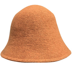 Knitted Bucket Hat Fisherman Hat Unisex Autumn Winter Basin Hat