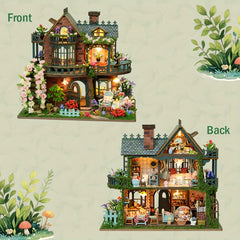 DIY Garden Dollhouse Kit 3D Building Model Home Decoration Birthday Gift