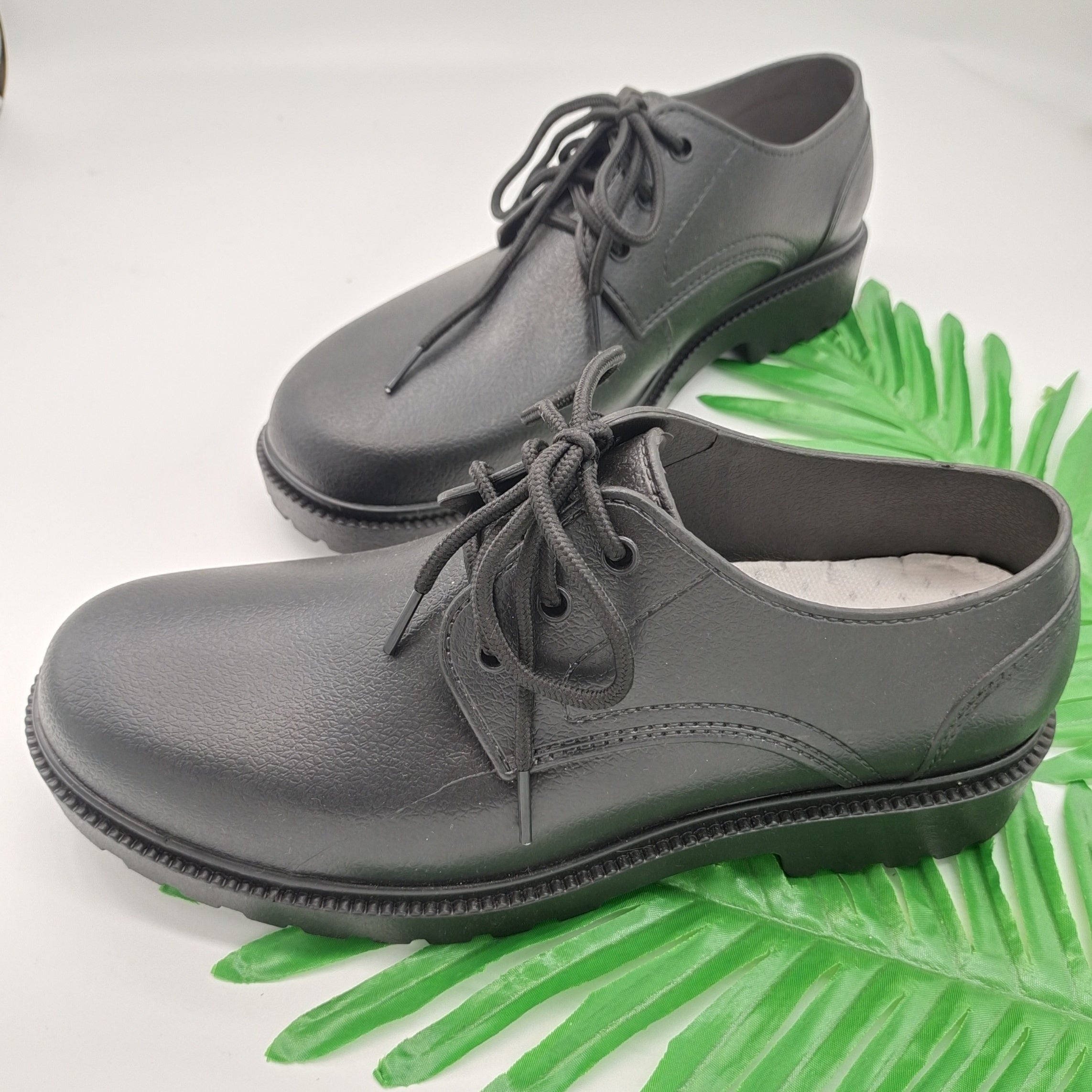 Men's Round Toe Derby Shoes Lace up Front Dress Shoes