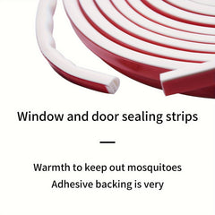 19 7Ft Silicone Door Weather Stripping Seal Strip For Doors & Windows