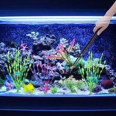 Stainless Steel Tweezers for Fish Tank Cleaning Aquarium Feeding Tool