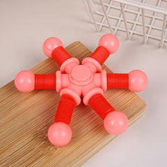 Cheng Rong Colorful Telescopic Gyroscope Toy Spider Deformation Spider