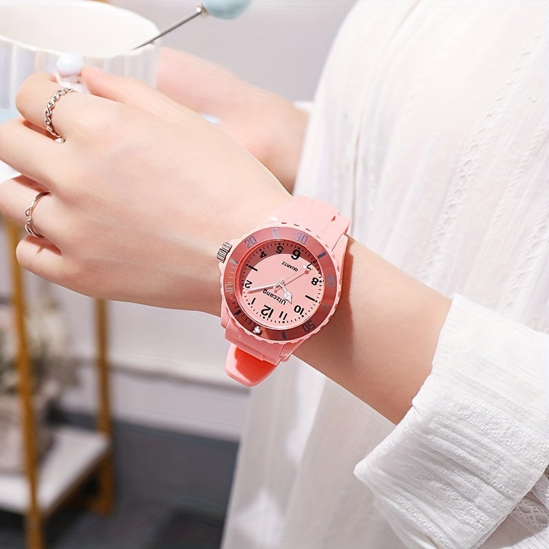 Colorful Watch for Men and Women Large Dial Versatile Wrist Watch