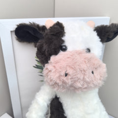 Fluffy Cow Plush Toy & Home Decor Ornament