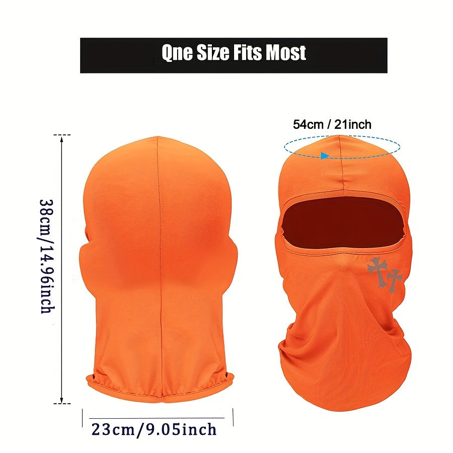 3pcs Summer Reflective Cross Face Mask for Outdoor Sports