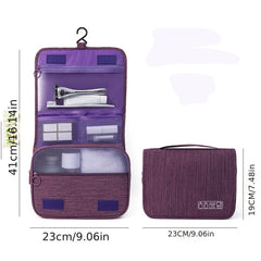 Travel Makeup Storage Bag Hanging Utility Bag for Wet Dry Separation