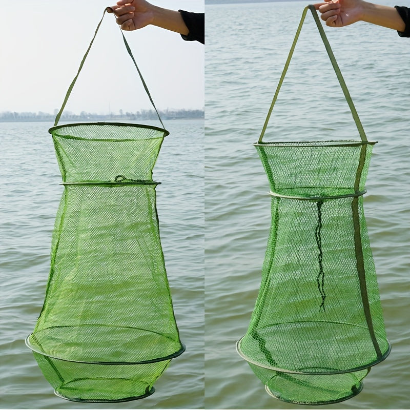 Foldable Portable Fish Net Quick Drying Tackle for Small Fish