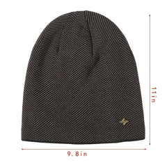 Men's Thermal Knitted Hat Winter Hair Protection
