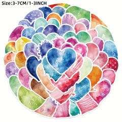 50pcs Series Graffiti Stickers for Laptop Helmets Water Cup Decoration