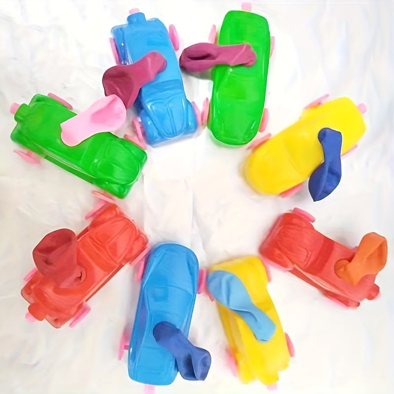 3pcs Balloon Cars DIY Fun Toys Automobile Glider Puzzle Science