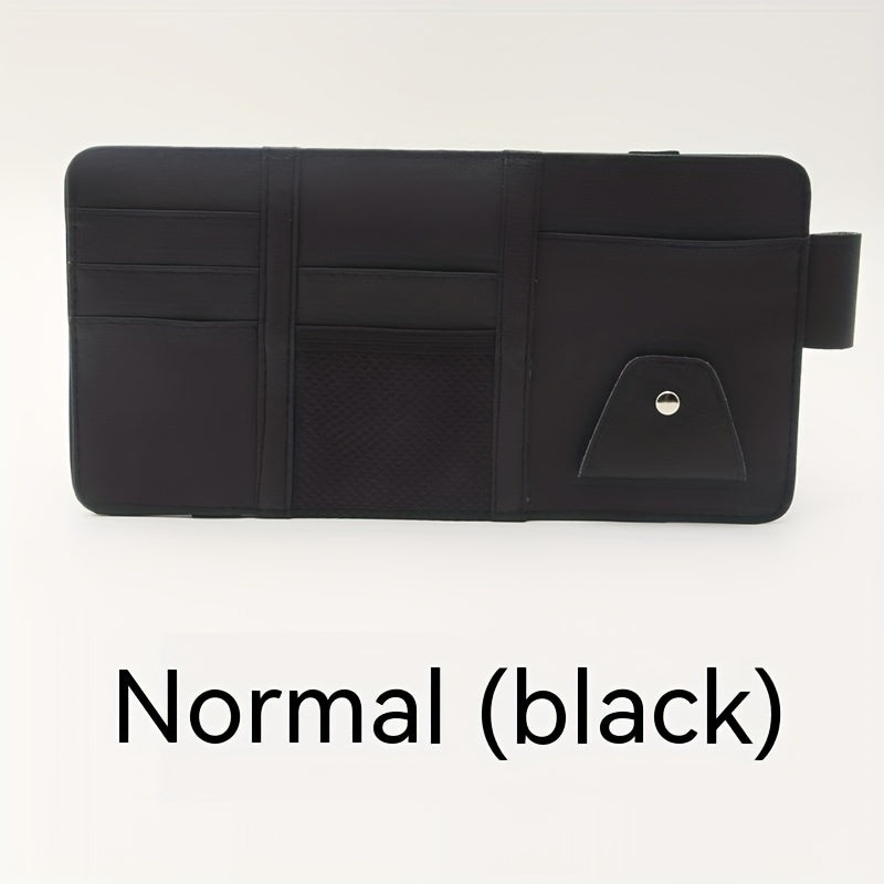 Car Sun Visor Document Organizer Holder with Pocket