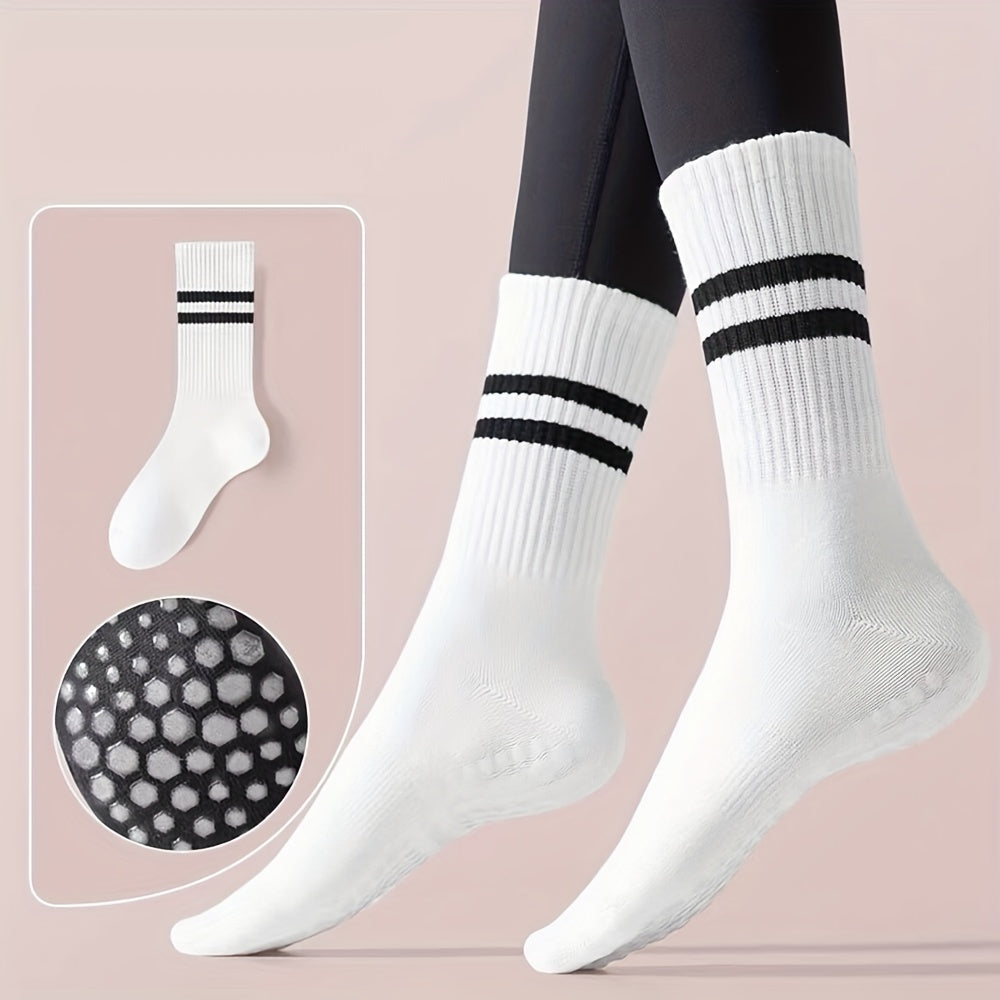 High Elastic Non Slip Silicone Sports Socks for Women