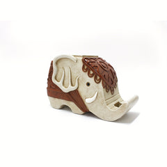 Creative Elephant Pen Holder Phone Holder Resin Ornament Office Stationery