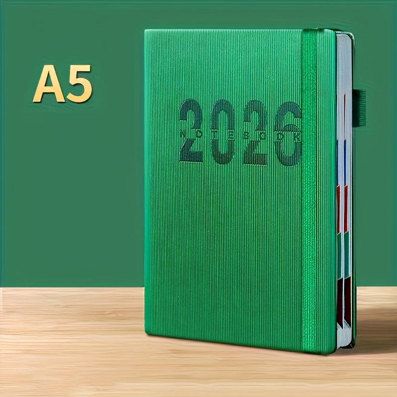 Personalized 2026 Calendar Log Self-discipline Office Schedule Easy Clean Paper