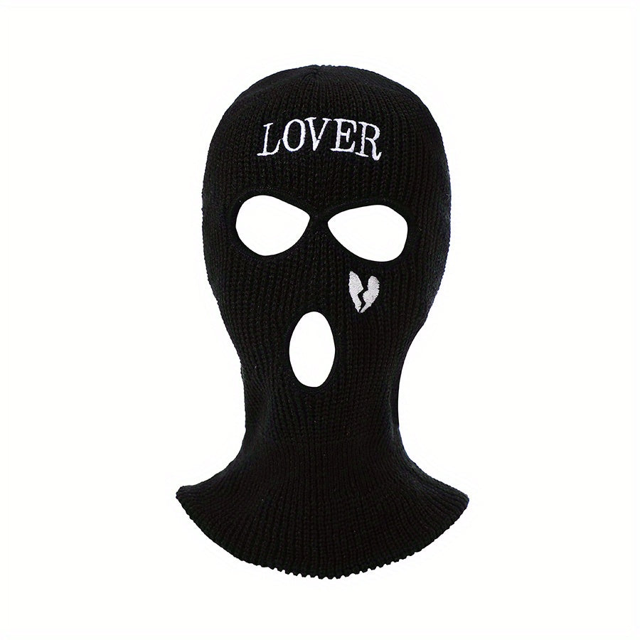 Mens Broken Love LOVER 666 Three Hole Mask Cycling Helmet Balaclava Mask