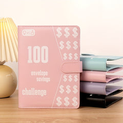 Savings Challenge Binder A5 Planner - Replaceable Core, Inner Lining, Cardboard