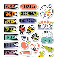 240pcs Doodle Scrapbook Stickers for Kids