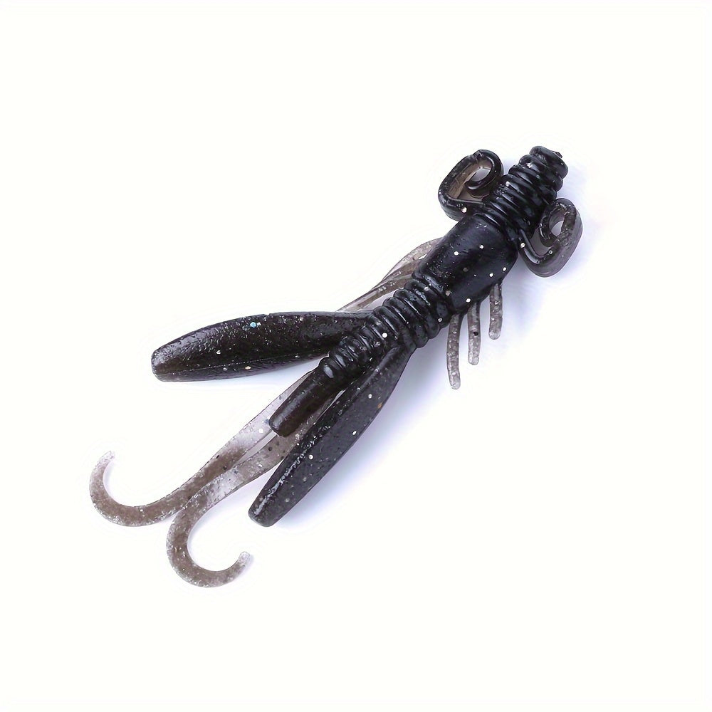 5pcs Shrimp Shape Soft Bait 3.54in