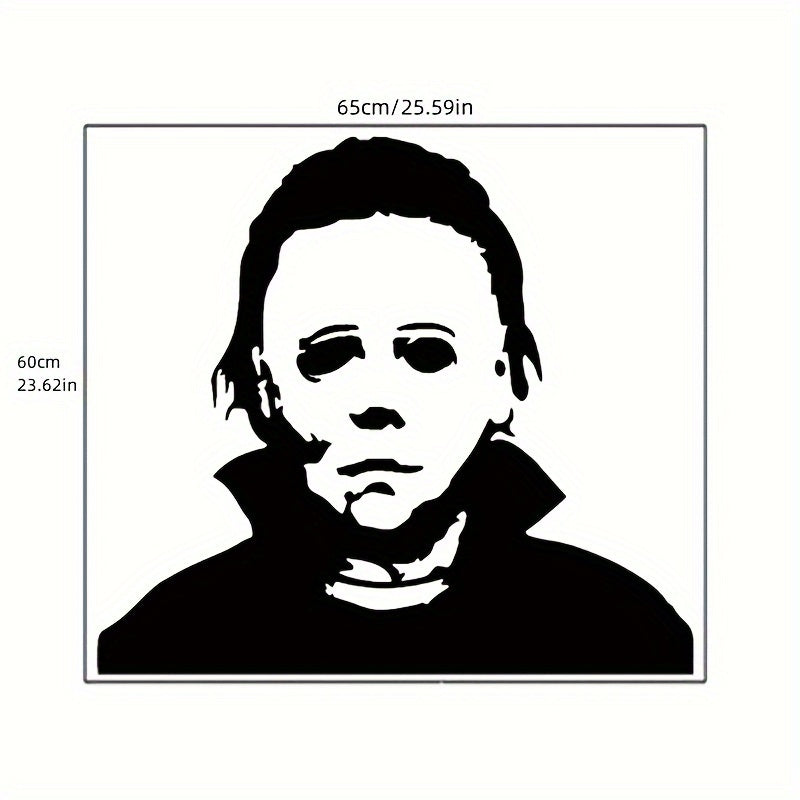 Large Holiday Decals Michael Myers Horror Sticker for Home Car Window