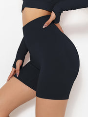 High Waist Yoga Biker Shorts Breathable Workout Activewear