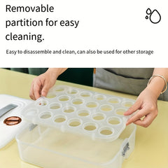 Portable Egg Storage Crisper Keep Eggs Fresh and Safe
