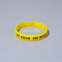 Motivational Silicone Bracelet for Sports and Fitness