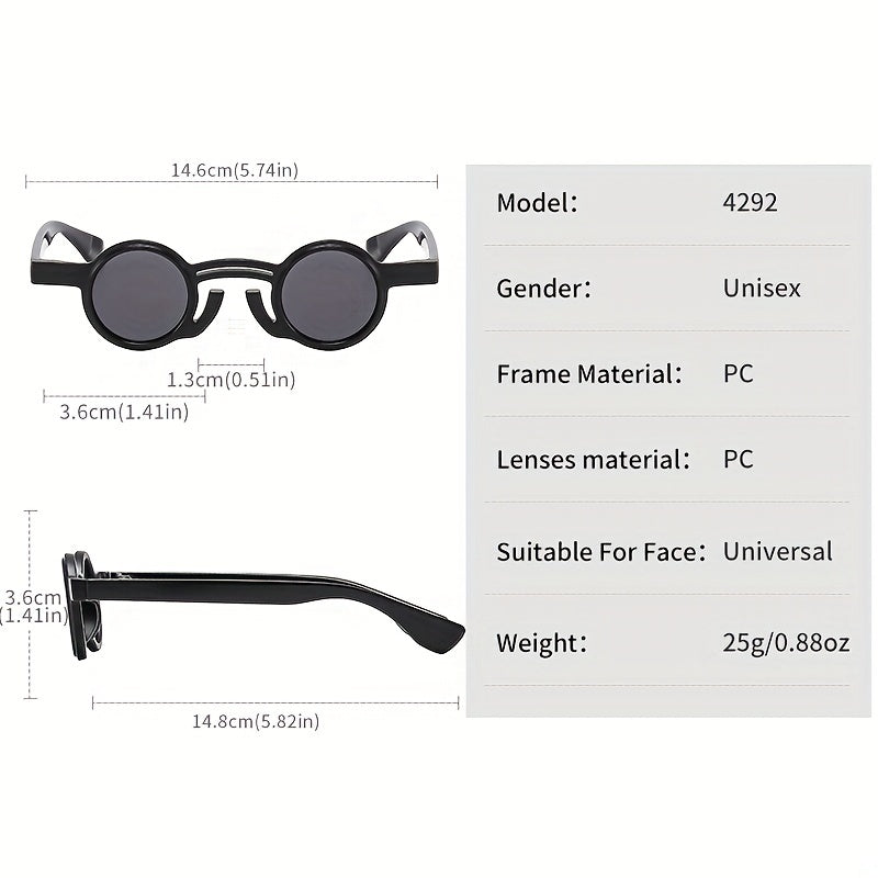 Round Frame Sunglasses for Outdoor