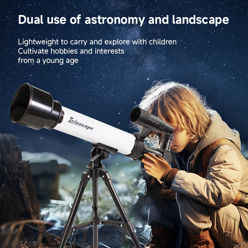 SCIENCEHORSE Telescope with Binoculars 30 60x Magnification Manual Focus