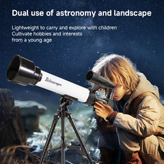 SCIENCEHORSE Telescope with Binoculars 30 60x Magnification Manual Focus