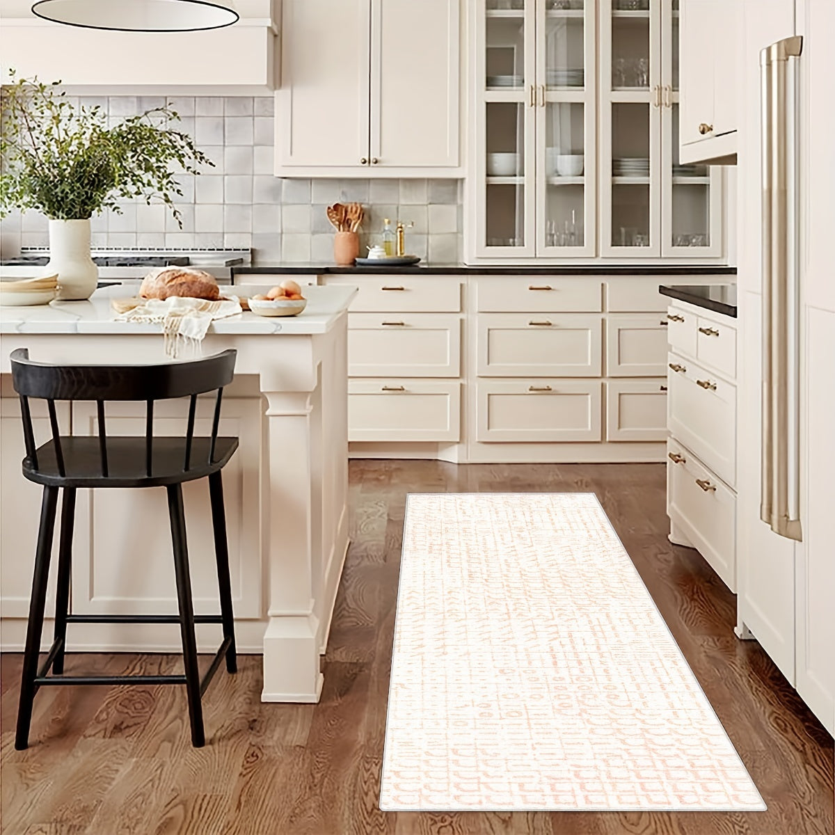 Boho Runner Rug for Laundry Room Area Soft Non Slip Washable Stair Carpet Runner