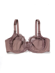 Bra Contrast Lace Bow Front Underwire Bra