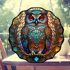 Owl Dyed Acrylic Hanging Window Christmas Gift