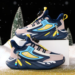 Boy's Snow Shoes Plush Lining Non Slip Sneakers