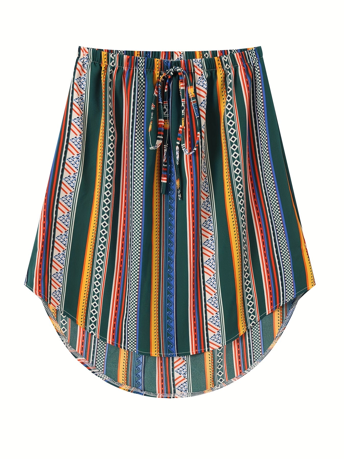 Random Print Casual Skirt for Summer & Spring Women's Clothing