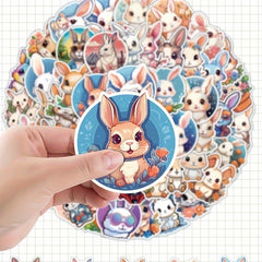 50pcs Bunny Series Stickers for Notebooks Laptops Helmets Desks Water Bottles