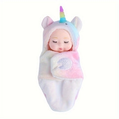 Realistic 4-7 Inch Reborn Doll w/ Unicorn Outfits - Perfect Gift