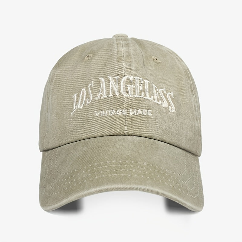 Los Angeles City Hat Baseball Cap Letter Embroidery Vintage Dad Hat
