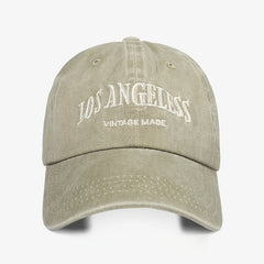Los Angeles City Hat Baseball Cap Letter Embroidery Vintage Dad Hat