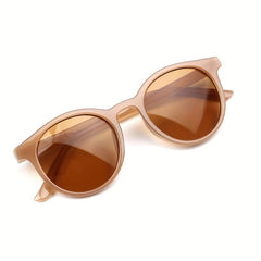 Kids Round Frame Sunglasses UV Protection Glasses For Girls And Boys