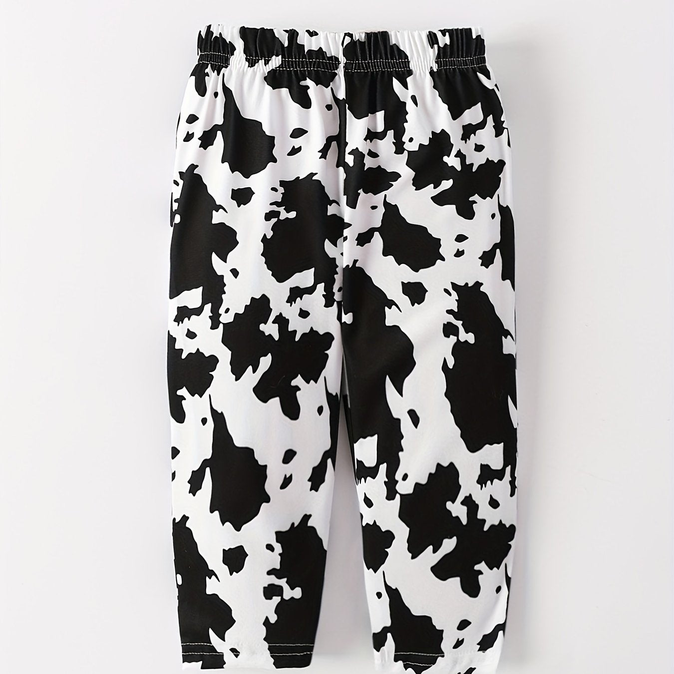 Baby Girls Leopard Graphic Casual Trousers