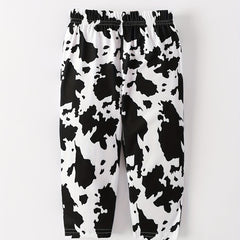 Baby Girls Leopard Graphic Casual Trousers