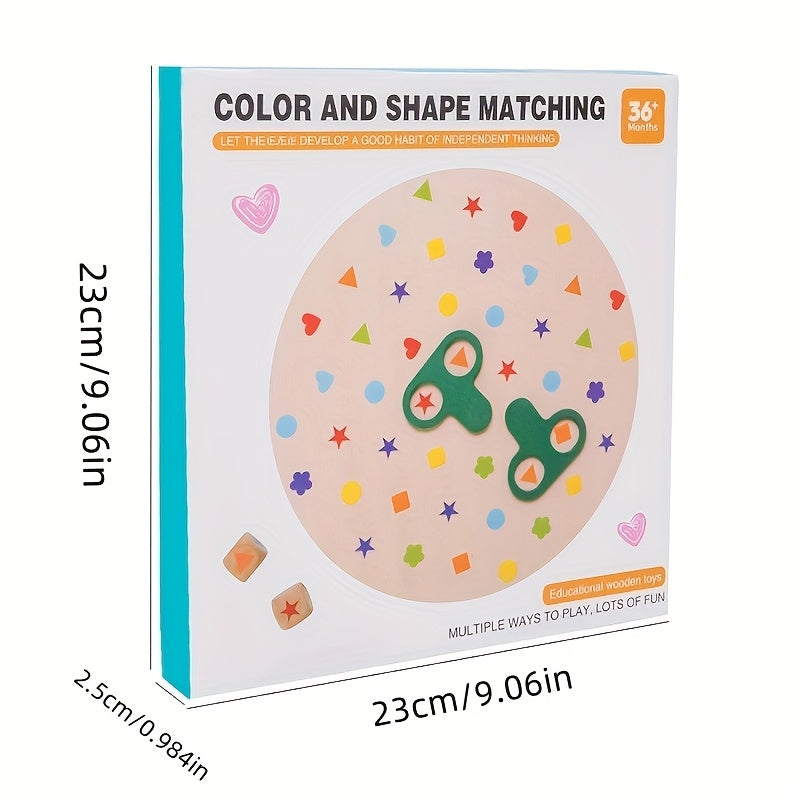 Wooden Educational Puzzle Game Shape Recognition Toy