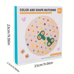 Wooden Educational Puzzle Game Shape Recognition Toy