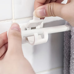 2pcs Adhesive Rod Holder No Drill Curtain Hook Holder