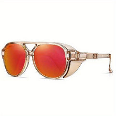Men's Aviator Polarized Sunglasses Large Frame Windproof Goggles