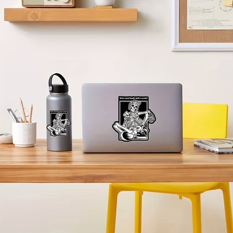 Skull Halloween Stickers Tactical Car Helmet Luggage Decor